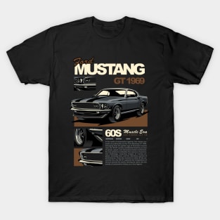 Retro Mustang 1969 GT T-Shirt